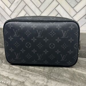 Louis Vuitton Toilet Pouch GM Eclipse Monogram